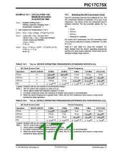 浏览型号PIC17C752T-25I/P的Datasheet PDF文件第171页