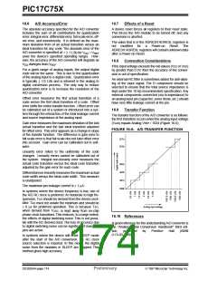 浏览型号PIC17C752T-25I/P的Datasheet PDF文件第174页