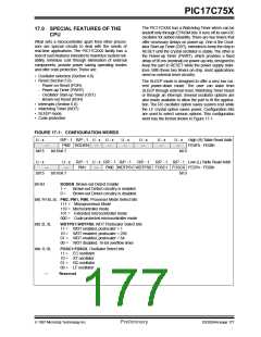 浏览型号PIC17C752T-25I/P的Datasheet PDF文件第177页