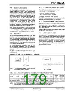 浏览型号PIC17C752T-25I/P的Datasheet PDF文件第179页