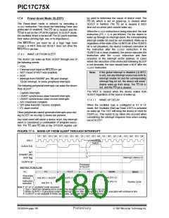 浏览型号PIC17C752T-25I/P的Datasheet PDF文件第180页