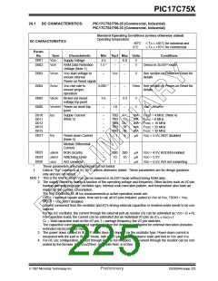 浏览型号PIC17C752T-25I/P的Datasheet PDF文件第225页