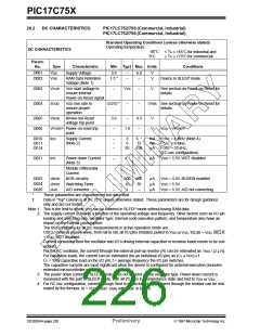 浏览型号PIC17C752T-25I/P的Datasheet PDF文件第226页
