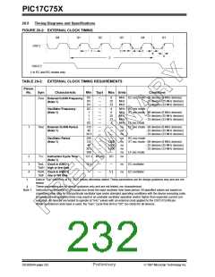 浏览型号PIC17C752T-25I/P的Datasheet PDF文件第232页