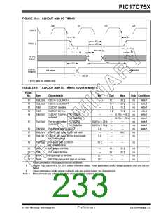 浏览型号PIC17C752T-25I/P的Datasheet PDF文件第233页