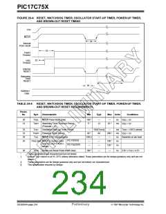 浏览型号PIC17C752T-25I/P的Datasheet PDF文件第234页