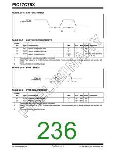 浏览型号PIC17C752T-25I/P的Datasheet PDF文件第236页