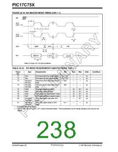 浏览型号PIC17C752T-25I/P的Datasheet PDF文件第238页