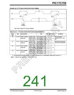 浏览型号PIC17C752T-25I/P的Datasheet PDF文件第241页
