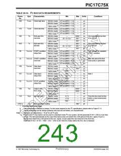 浏览型号PIC17C752T-25I/P的Datasheet PDF文件第243页