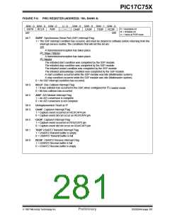 浏览型号PIC17LC752-25/P的Datasheet PDF文件第281页