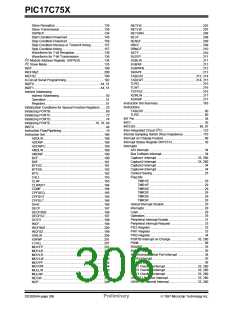 浏览型号PIC17LC752-25/P的Datasheet PDF文件第306页