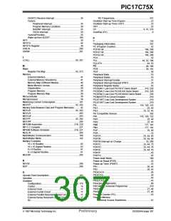 浏览型号PIC17LC752-25/P的Datasheet PDF文件第307页
