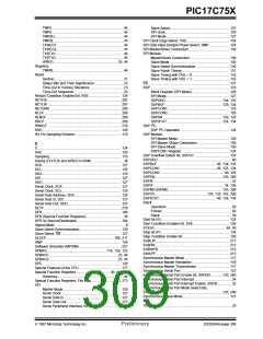 浏览型号PIC17LC752-25/P的Datasheet PDF文件第309页