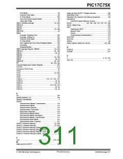 浏览型号PIC17LC752-25/P的Datasheet PDF文件第311页