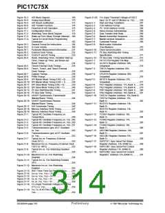 浏览型号PIC17LC752-25/P的Datasheet PDF文件第314页