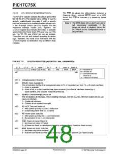 浏览型号PIC17C756-08/P的Datasheet PDF文件第48页