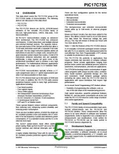 浏览型号PIC17C752T-25I/P的Datasheet PDF文件第5页