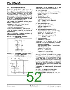 浏览型号PIC17C756-08/P的Datasheet PDF文件第52页