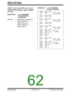 浏览型号PIC17C756-08/P的Datasheet PDF文件第62页