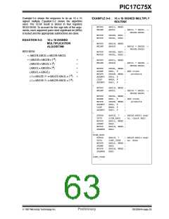 浏览型号PIC17C756-08/P的Datasheet PDF文件第63页