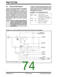浏览型号PIC17C756-08/P的Datasheet PDF文件第74页