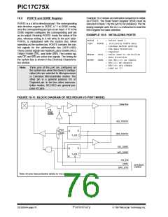 浏览型号PIC17C756-08/P的Datasheet PDF文件第76页