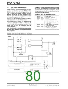 浏览型号PIC17C756-08/P的Datasheet PDF文件第80页