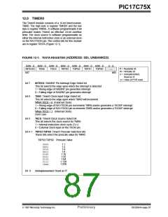 浏览型号PIC17C752T-25I/P的Datasheet PDF文件第87页