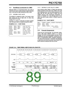 浏览型号PIC17C752T-25I/P的Datasheet PDF文件第89页
