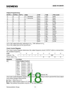 浏览型号SAE81C91的Datasheet PDF文件第18页