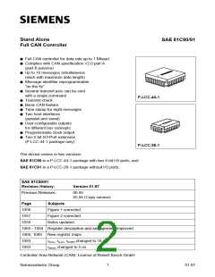 浏览型号SAE81C91的Datasheet PDF文件第2页