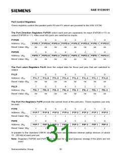 浏览型号SAE81C91的Datasheet PDF文件第31页