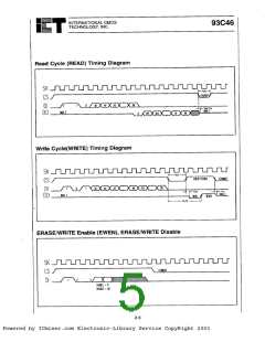 浏览型号93C46P的Datasheet PDF文件第5页