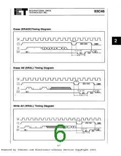 浏览型号93C46P的Datasheet PDF文件第6页