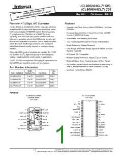 浏览型号ICL8068/ICL71C03的Datasheet PDF文件第1页