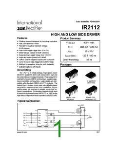 浏览型号IR2112-1的Datasheet PDF文件第1页