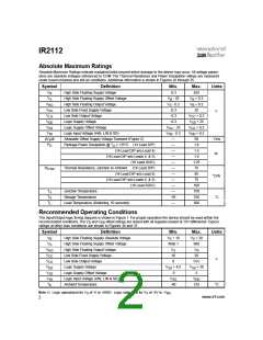 浏览型号IR2112-1的Datasheet PDF文件第2页