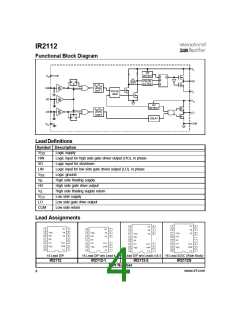 浏览型号IR2112-1的Datasheet PDF文件第4页