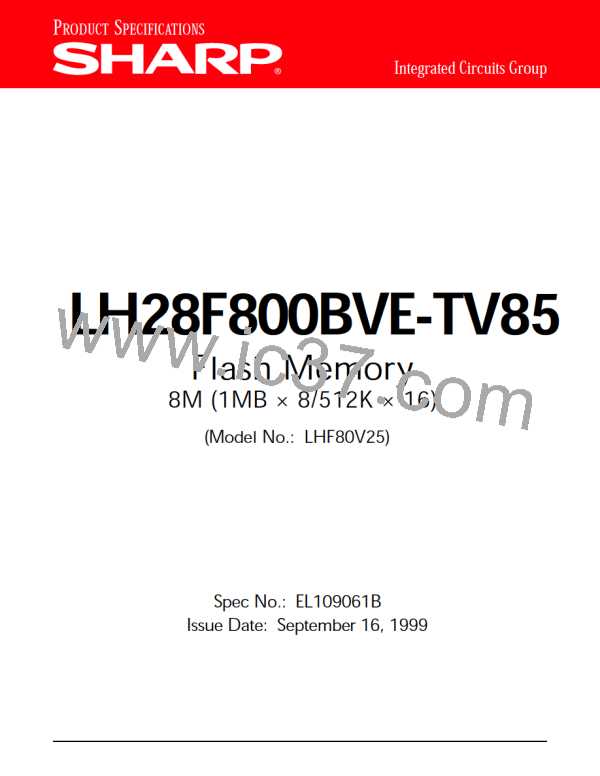 LH28F800BVE-TV85图片预览