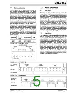 浏览型号24LC16B/SN的Datasheet PDF文件第5页