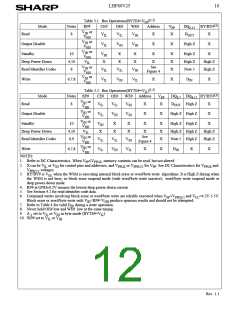 浏览型号LH28F800BVE-TV85的Datasheet PDF文件第12页