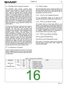 浏览型号LH28F800BVE-TV85的Datasheet PDF文件第16页