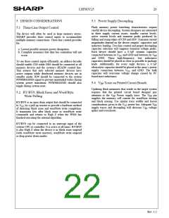 浏览型号LH28F800BVE-TV85的Datasheet PDF文件第22页