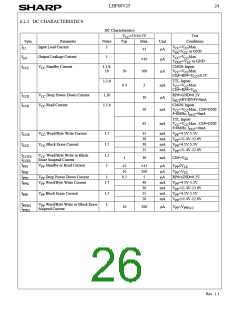 浏览型号LH28F800BVE-TV85的Datasheet PDF文件第26页