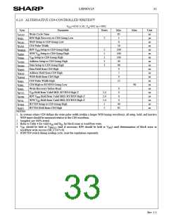 浏览型号LH28F800BVE-TV85的Datasheet PDF文件第33页