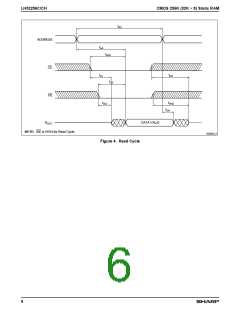 浏览型号LH52256C-70LL的Datasheet PDF文件第6页