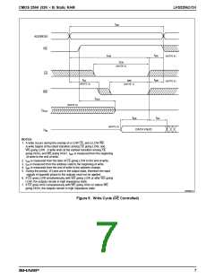 浏览型号LH52256C-70LL的Datasheet PDF文件第7页