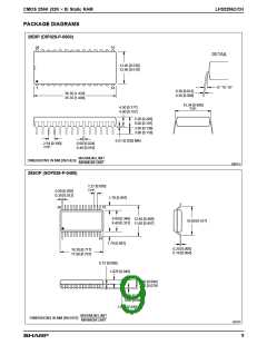 浏览型号LH52256C-70LL的Datasheet PDF文件第9页