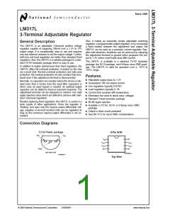 浏览型号LM317LZ的Datasheet PDF文件第1页